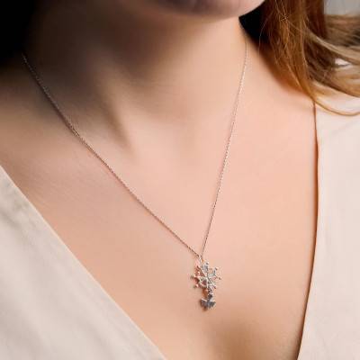 Pendentif Croix Huguenote en Argent 925 - Artemis