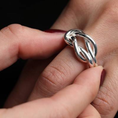 Bague Noeud GM en Argent 925 - Artemis