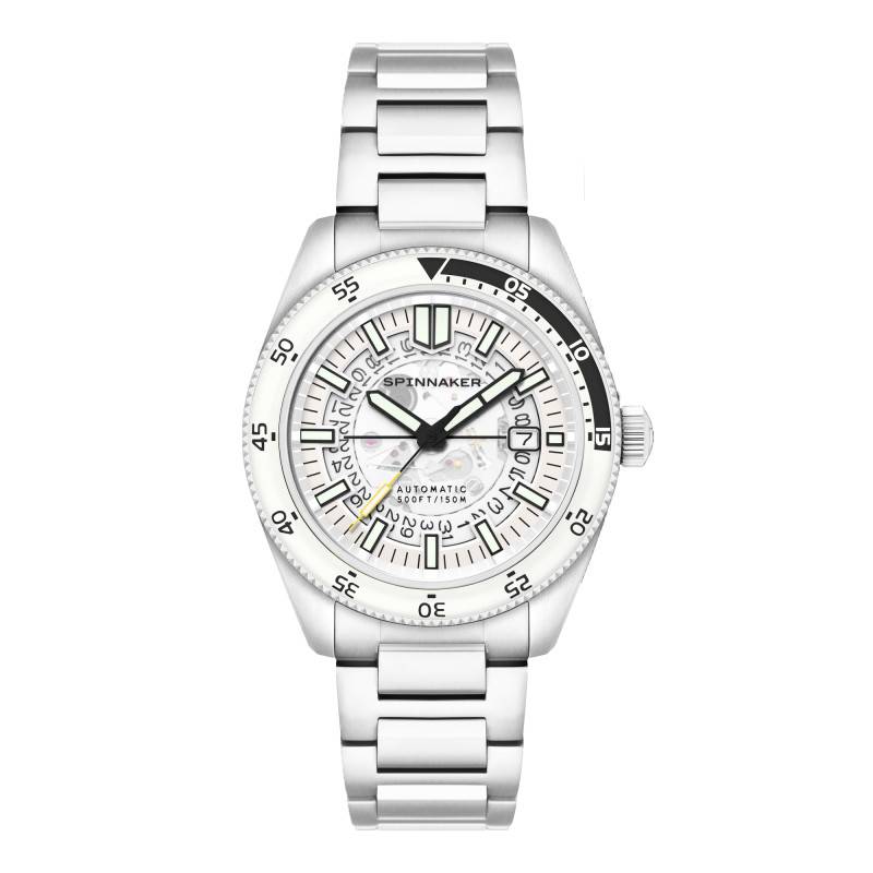 Montre Fleuss Automatic Severn Edition Brilliant White SP-5118-33 - Spinnaker