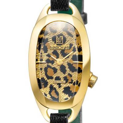 Oblong Cheetah Watch - March LAB