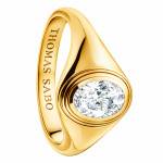 Argent massif 925/1000,Plaqué Or 750/1000 (18K)