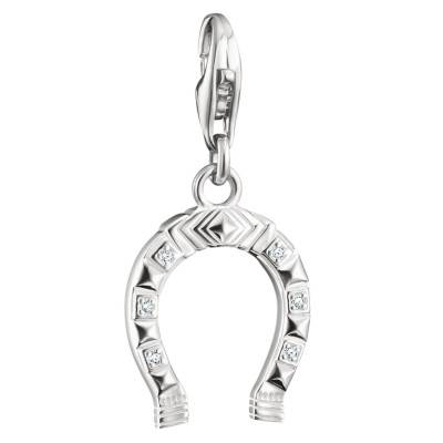 925 Silver & Cubic Zirconia Horseshoe Charm Pendant - 2234-051-14 - Thomas Sabo