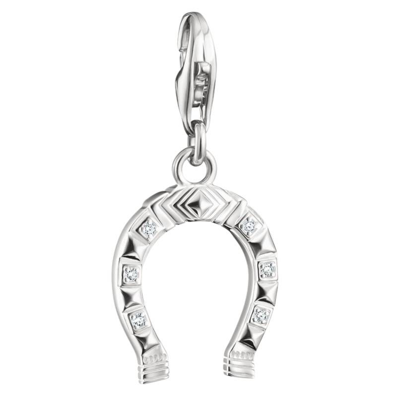 925 Silver & Cubic Zirconia Horseshoe Charm Pendant - 2234-051-14 - Thomas Sabo