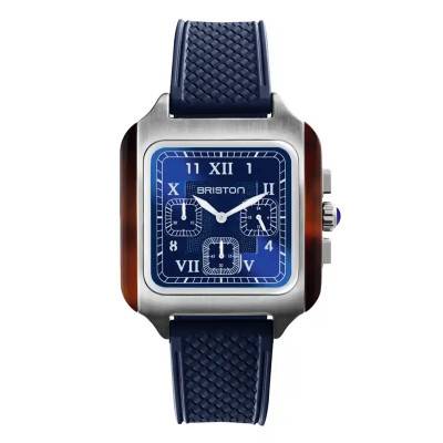 Montre Streamliner Kennedy Big Square Chrono Quartz 261838.SA.T.9.FNB - Briston