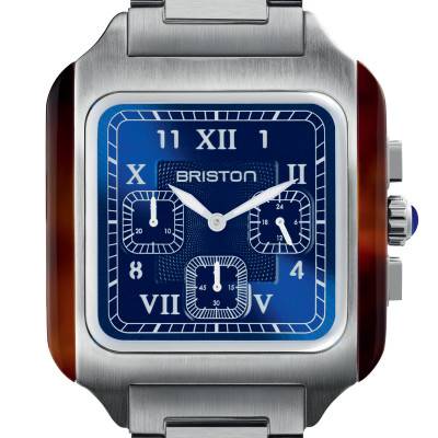 Steel Blue Streamliner Kennedy Chrono Watch 38.5mm 261838.SA.T.9 SB - Briston