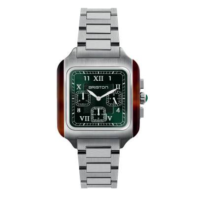 Montre Streamliner Kennedy - Chrono - Acier - Vert 261838.SA.T.10.SB - Briston