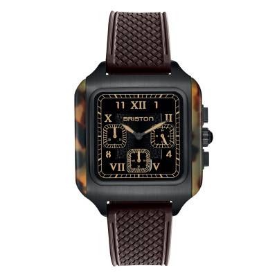 Montre Streamliner Kennedy Big Square Chrono Quartz 261838.PBAM.TS.5.FBR - Briston