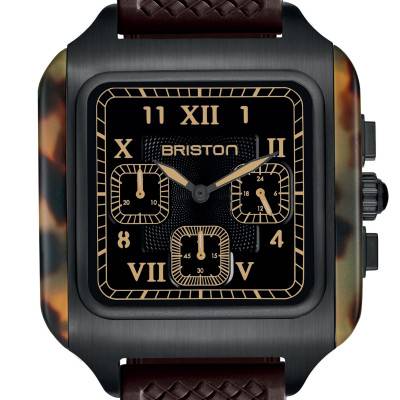 Montre Streamliner Kennedy - Chrono - Safari 261838.PBAM.TS.5.FBR - Briston