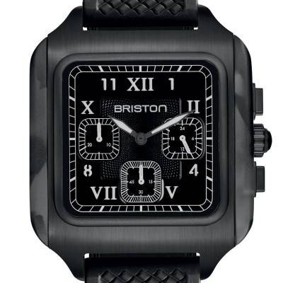 Montre Streamliner Kennedy Big Square Chrono Quartz 261838.PBAM.GT.3.FB - Briston