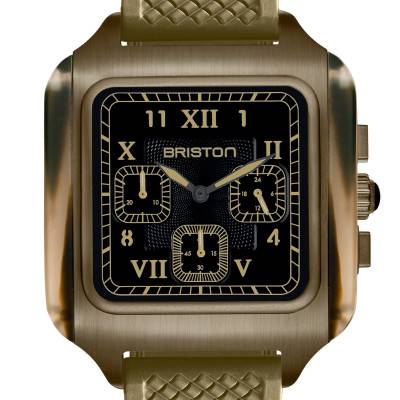 Montre Streamliner Kennedy Big Square Chrono Quartz 261838.PKAM.TJ.19.FK - Briston