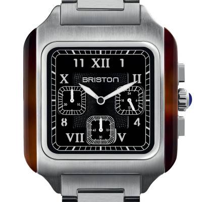 Steel Black Streamliner Kennedy Chrono Watch 261838.SA.T.1.SB - Briston