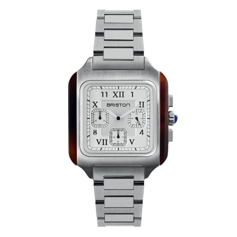 Steel White Streamliner Kennedy Chrono Watch 261838.SA.T.2.SB - Briston