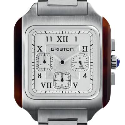 Steel White Streamliner Kennedy Chrono Watch 261838.SA.T.2.SB - Briston