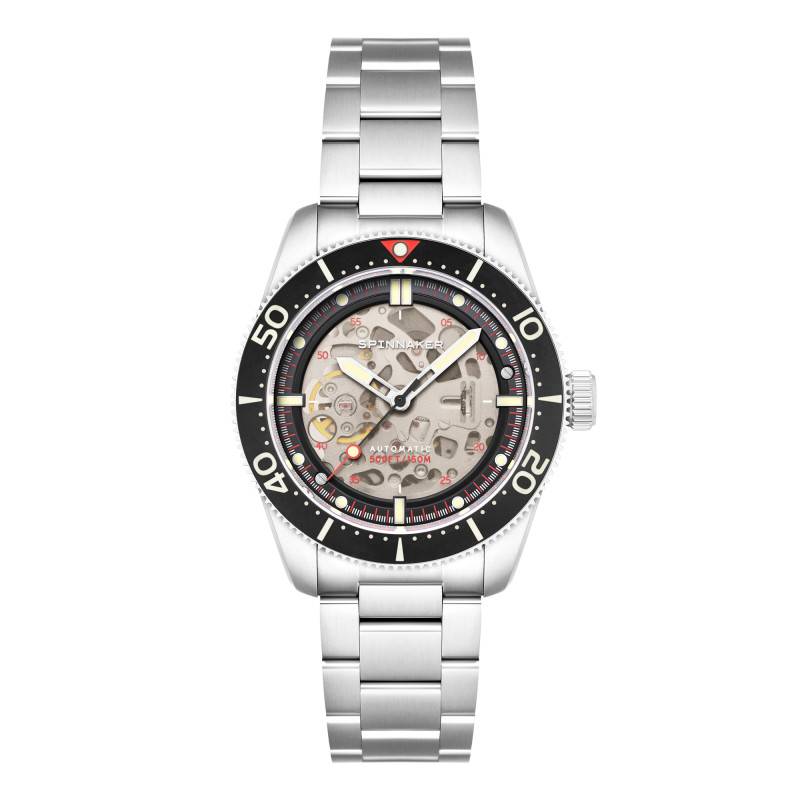 Montre Croft 42 Skeleton Automatic Black Ceramic SP-5134-55 - Spinnaker