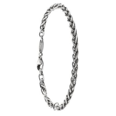 Wild Horses 925/1000 Silver Palm Link Bracelet, Adjustable Length 19 cm - A2226-637-21 - Thomas Sabo