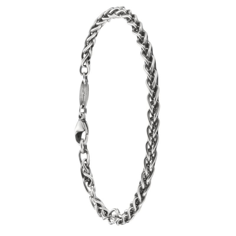 Wild Horses 925/1000 Silver Palm Link Bracelet, Adjustable Length 19 cm - A2226-637-21 - Thomas Sabo