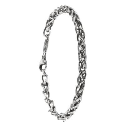 Bracelet Large Wild Horses Maille Palmier en Argent 925, Longueur 19 cm Ajustable - A2227-637-21 - Thomas Sabo