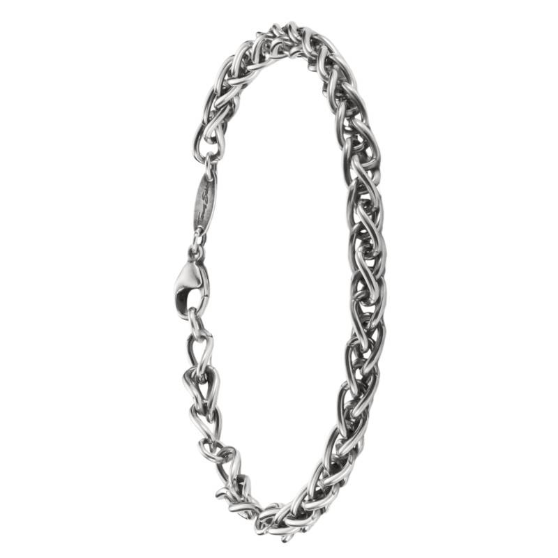 Bracelet Large Wild Horses Maille Palmier en Argent 925, Longueur 19 cm Ajustable - A2227-637-21 - Thomas Sabo