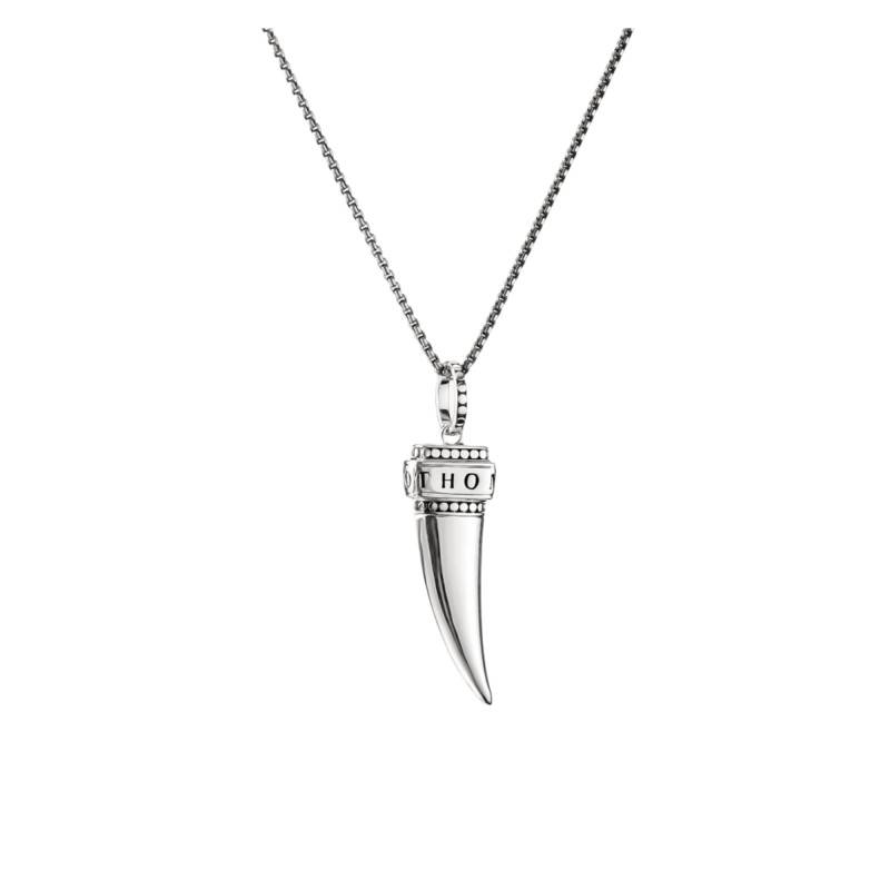 925 Silver Tooth Pendant Necklace, 45 cm Adjustable Length - KE2369-637-21 - Thomas Sabo