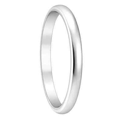 Alliance Demi-Jonc en Palladium, Largeur 4,50 mm - Fair'Belle