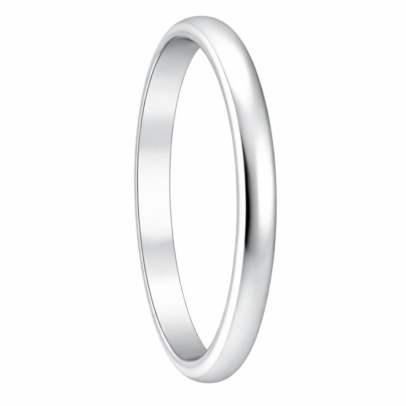 Alliance Demi-Jonc en Palladium, Largeur 4,50 mm - Fair'Belle