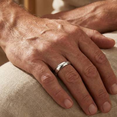 Alliance Demi-Jonc en Palladium, Largeur 5 mm - Viggo Sorensen