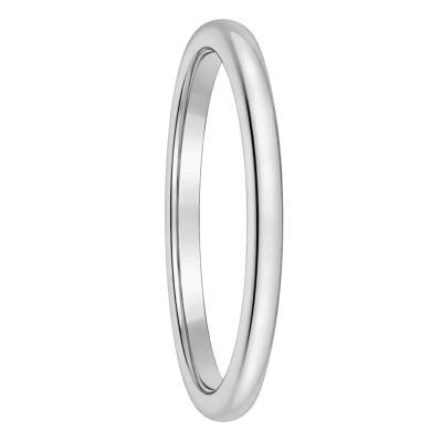 Byrd Palladium Half-Round Comfort Wedding Ring, 3 mm Width - Fair'Belle