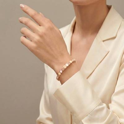 Thin Metal & Multicolor Enamel Bracelet, 19.50 cm Length - LSW4002 - Lauren Steven