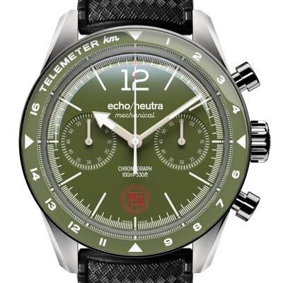 1956 Alpine Green Chronograph Watch - Echo/Neutra