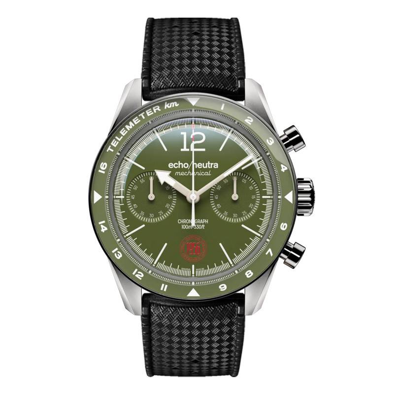 1956 Alpine Green Chronograph Watch - Echo/Neutra