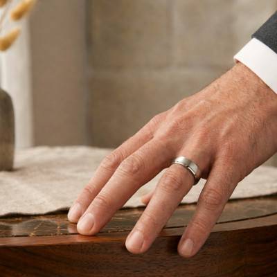 White Gold Comfort-Fit Wedding Ring 375 or 750, Width 4.50 mm - Fair'Belle