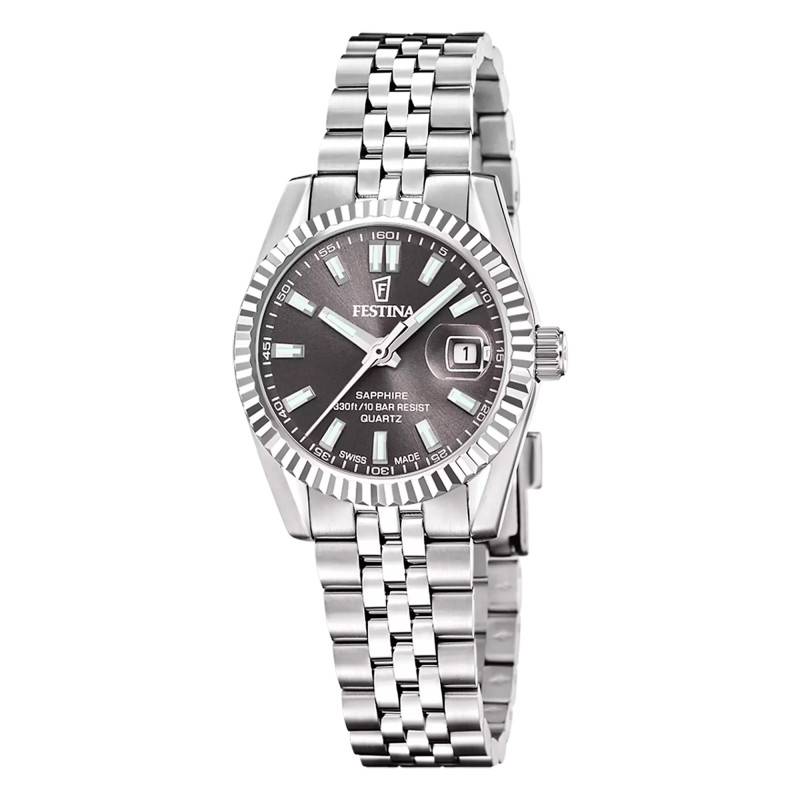 Classic Steel F20087/6 Watch - Festina Swiss Made