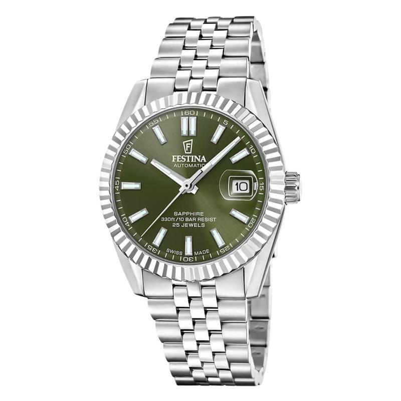 Classic Steel F20087/5 Watch - Festina Swiss Made