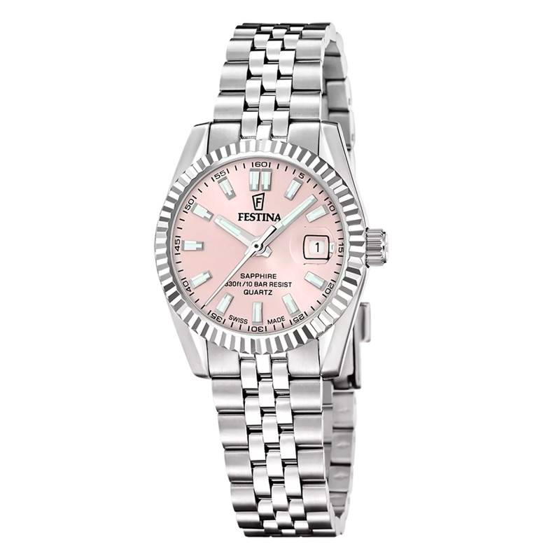 Classic Steel F20087/2 Watch - Festina Swiss Made
