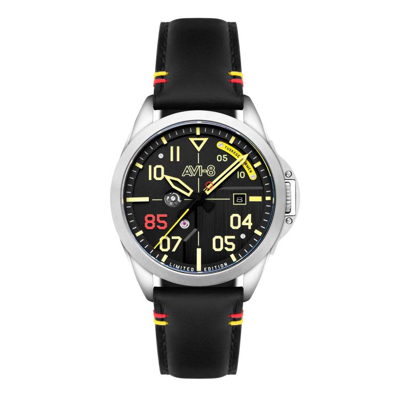 Flyboy Tuskegee Airmen 85th Anniversary Automatic Limited Edition AV-4148-01 Watch - Avi-8