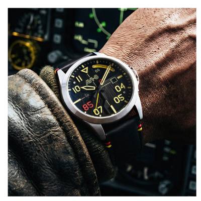 Montre Flyboy Tuskegee Airmen 85th Anniversary Automatic Limited Edition AV-4148-01 - Avi-8