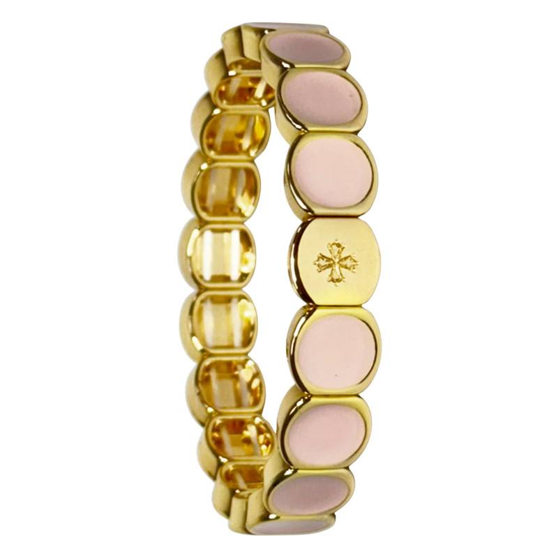 Nude Enamel & Metal Bracelet, Length 19.50 cm - LSW3023 - Lauren Steven