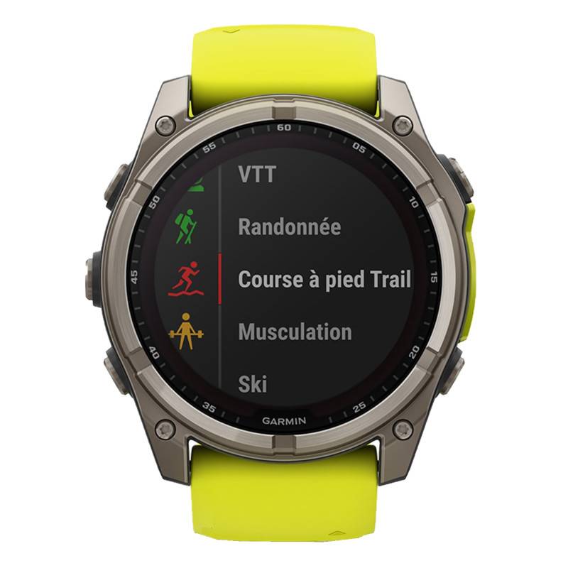 Montre Fēnix 8 Solar Sapphire 51 mm 010-02907-21 - Garmin