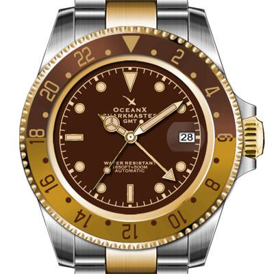 Sharkmaster GMT 40mm SMS-GMT-0502 Watch - OceanX