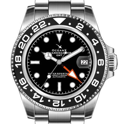 OceanX Sharkmaster GMT 40mm Watch SMS-GMT-0511 - OceanX