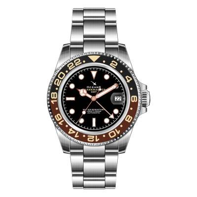 OceanX Sharkmaster GMT 40mm Watch SMS-GMT-0521 - OceanX