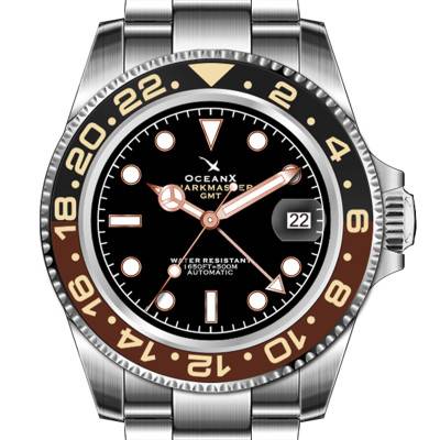 OceanX Sharkmaster GMT 40mm Watch SMS-GMT-0521 - OceanX