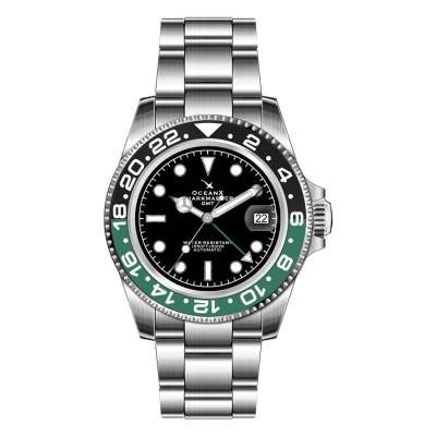 OceanX Sharkmaster GMT 40mm Watch SMS-GMT-0531 - OceanX