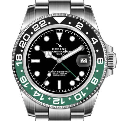 OceanX Sharkmaster GMT 40mm Watch SMS-GMT-0531 - OceanX