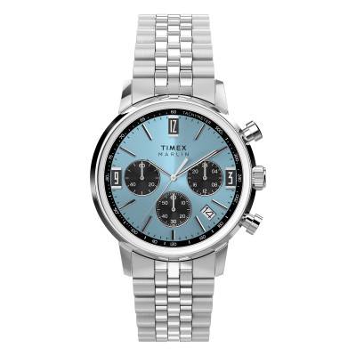 Montre Marlin Chronograph Tachymeter 40mm Stainless Steel Bracelet Watch TW2Y66500 - Timex