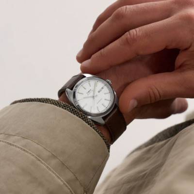 Marlin Draper Automatic 37mm Leather Strap Watch TW2Y65200 - Timex