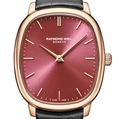 Raymond Weil Toccata Heritage Red Dial Watch 33 x 38 mm 2280-PC5-45001 - Raymond Weil
