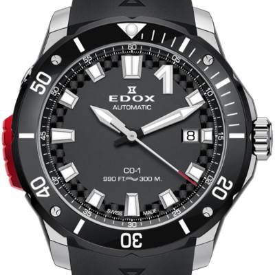 CO-1 Date Automatic Watch 80137-3NR-CANN - Edox