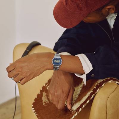 A158 Blue Accents Watch A158WEA-2EF - Casio Vintage