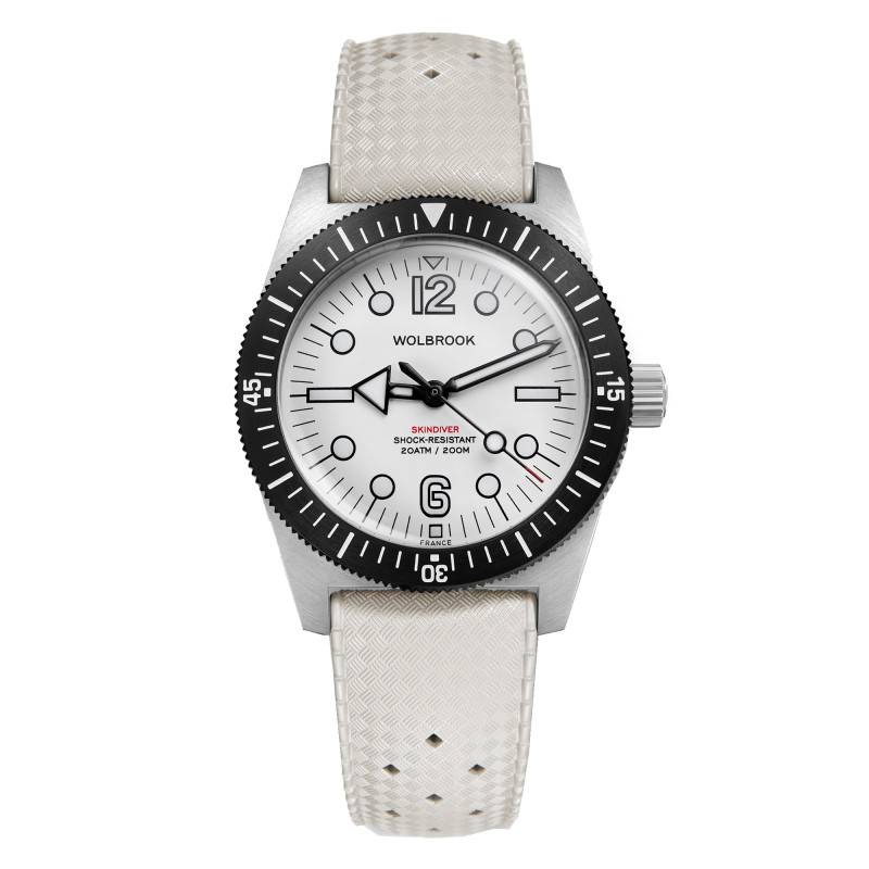Montre de plongée Skindiver Automatic 38 mm Jumbo - Arctic - Wolbrook